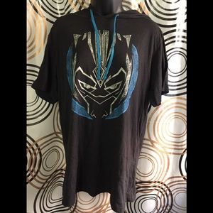 Mavel Black Panther Hooded Top Sz L